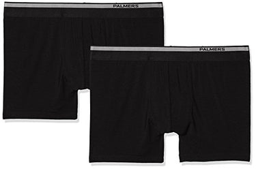 Palmers Herren Authentic Modal Pants Doppelpack Boxershorts, Grau (Anthrazit 905), Large (2er Pack) im Sale